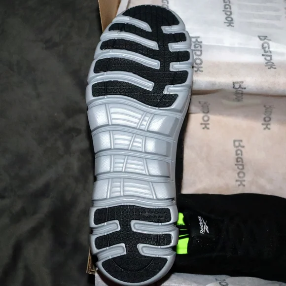 Reebok Sublite Cushion Athletic Work Shoes Size 11 Mens - Black And Gray - Picture 7 of 12